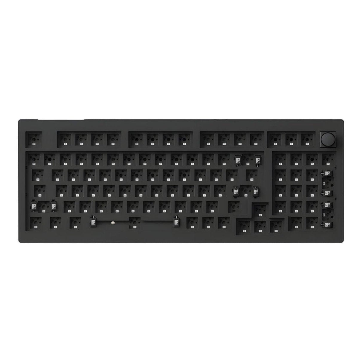 Keychron V5 Max QMK/VIA Wireless Custom Keyboard Black with Red Switches V5M-D1