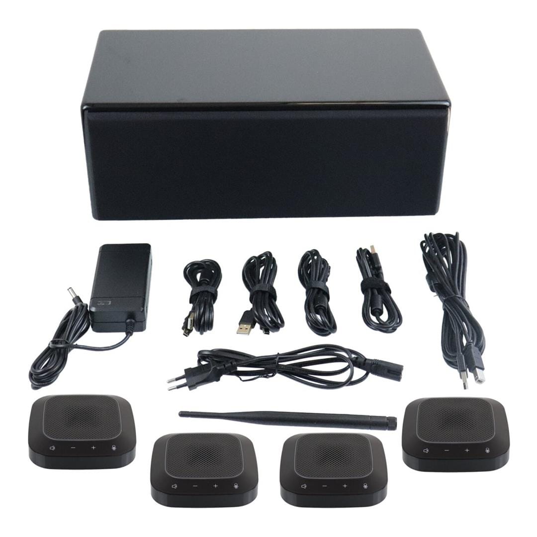Parrot Wireless Audio Conferencing System with 4 Microphones, Processor and Loudspeaker VC0007