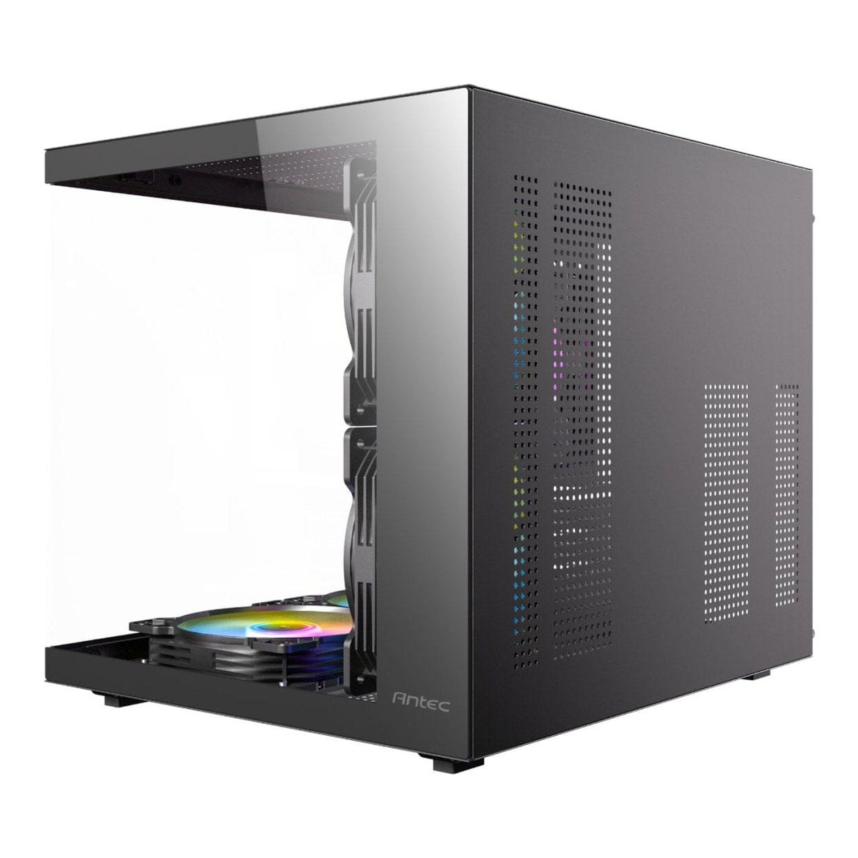 Antec VCX20M RGB Elite Micro-ATX Mini-Tower Gaming PC Case Black