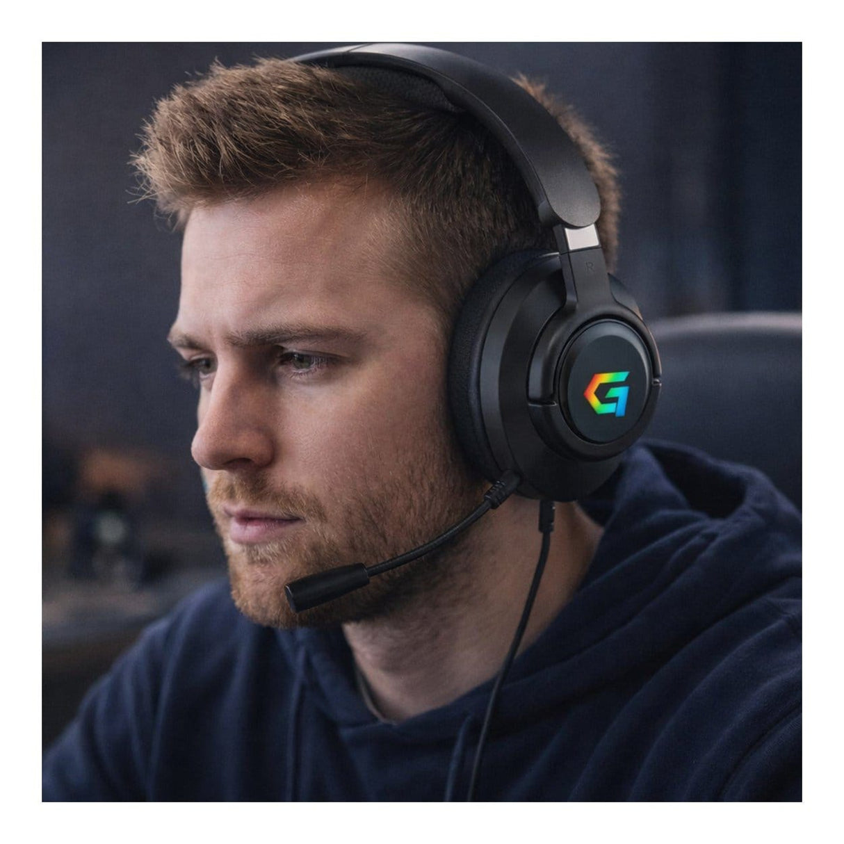 Volkano Gaming Solace Series Wired Gaming Headset VG-223-BK