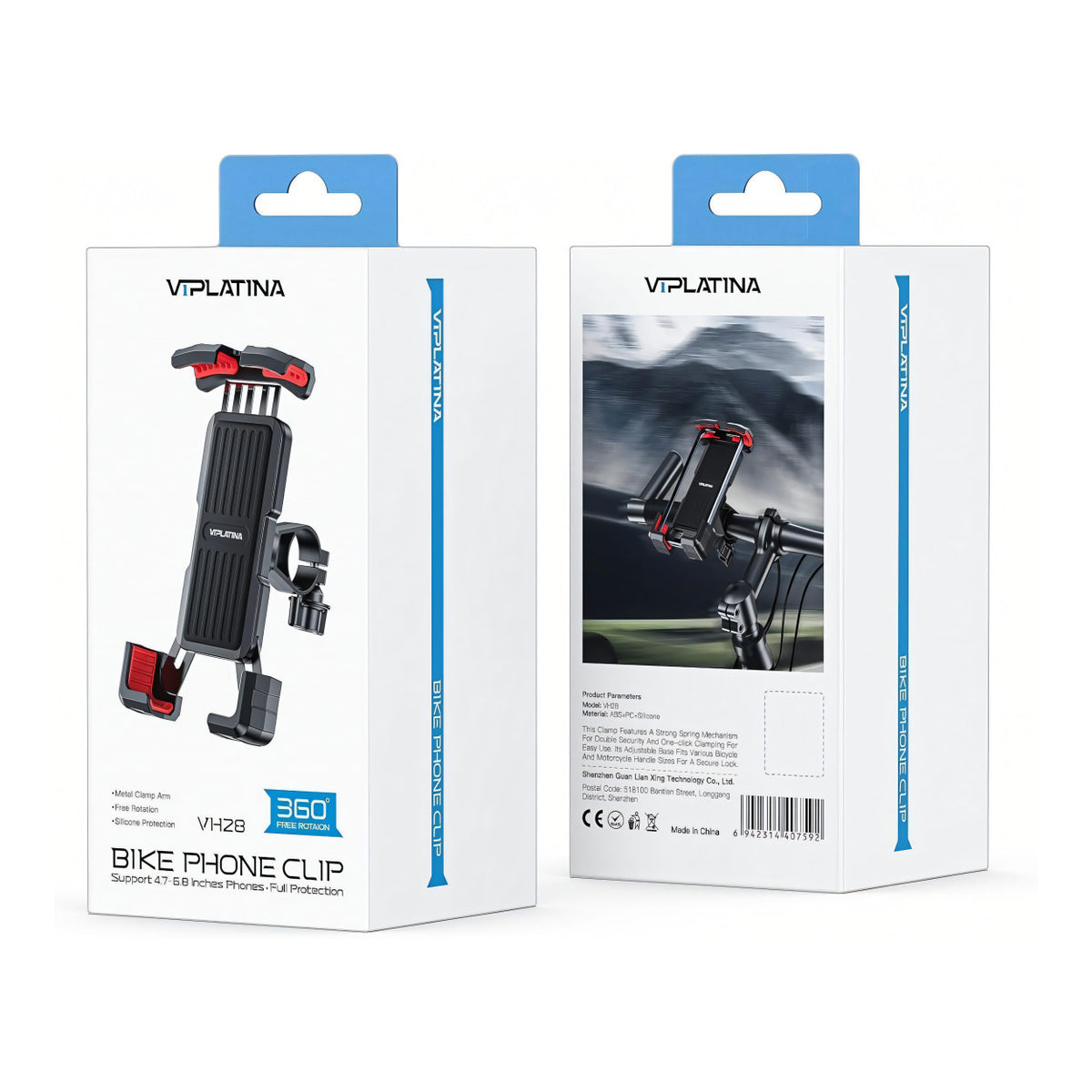 VIPLATINA VH28 4.7-6.8-inch Bike Phone Mount
