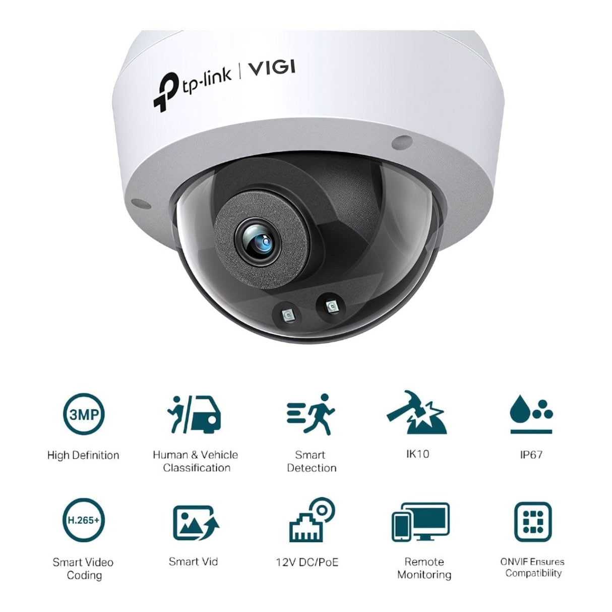 TP-Link VIGI C230I 3MP IR Dome Network Camera