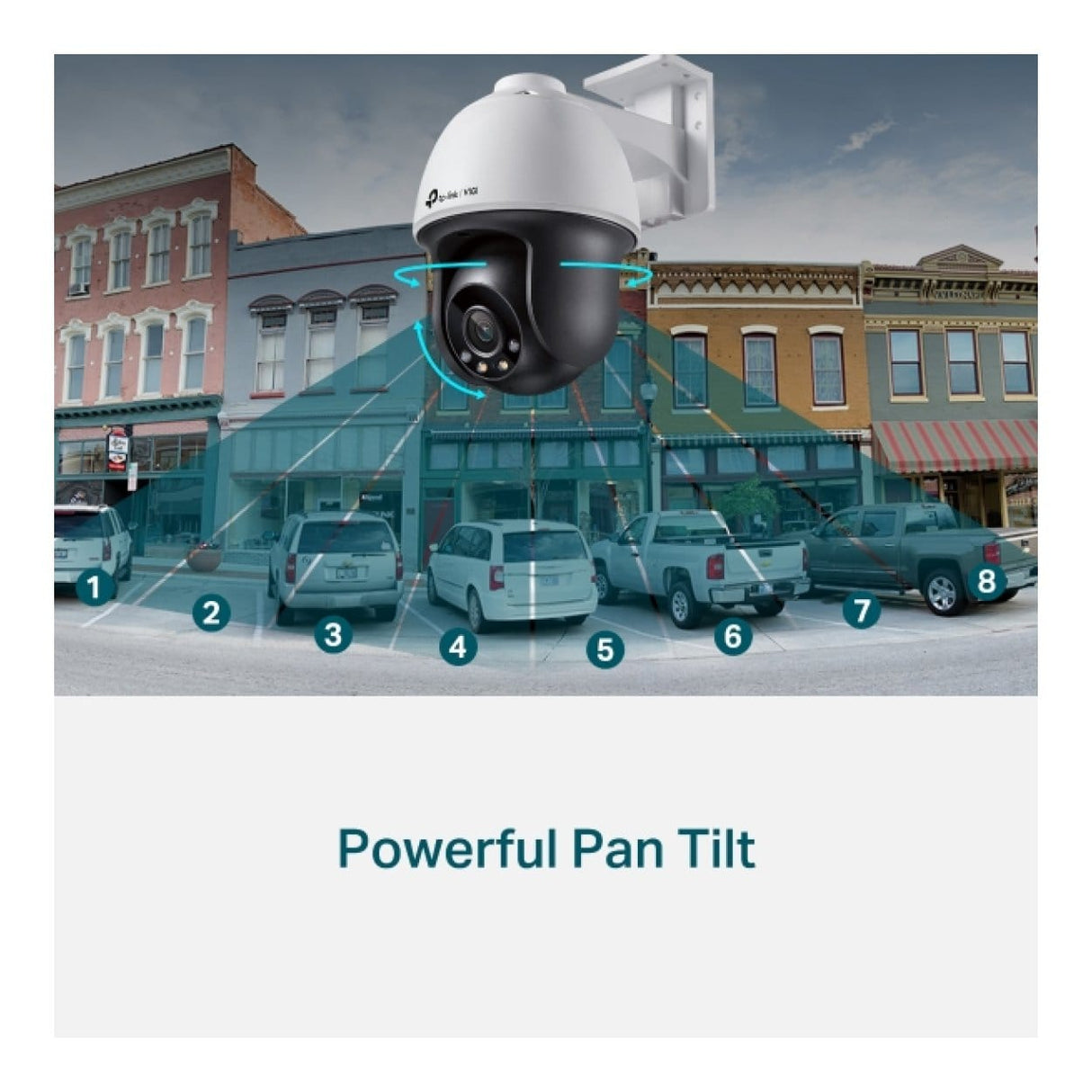 TP-Link Vigi C540(4mm) 4MP Outdoor Full-Colour Pan Tilt Network Camera