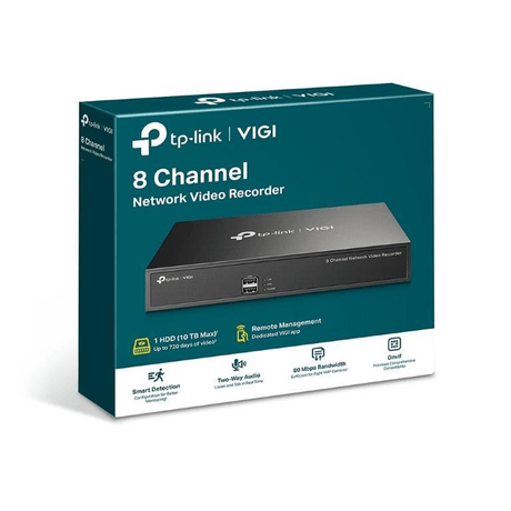 TP-Link VIGI NVR1008H 8-ch Network Video Recorder