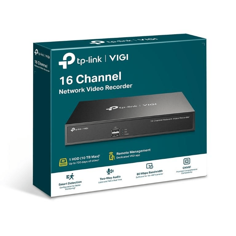 TP-Link VIGI NVR1016H 16-ch Network Video Recorder
