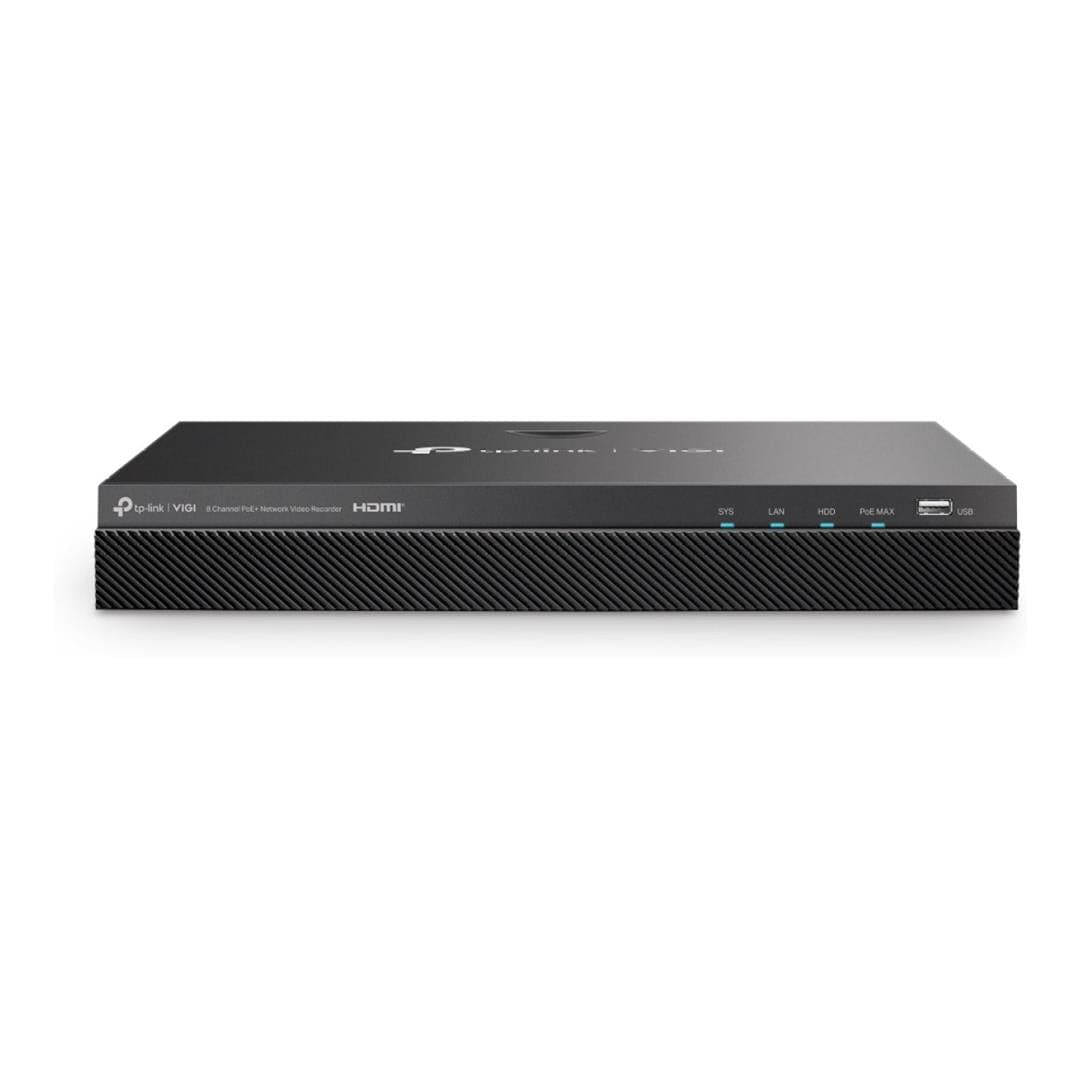 TP-Link VIGI NVR2008H 8-channel PoE+ Network Video Recorder