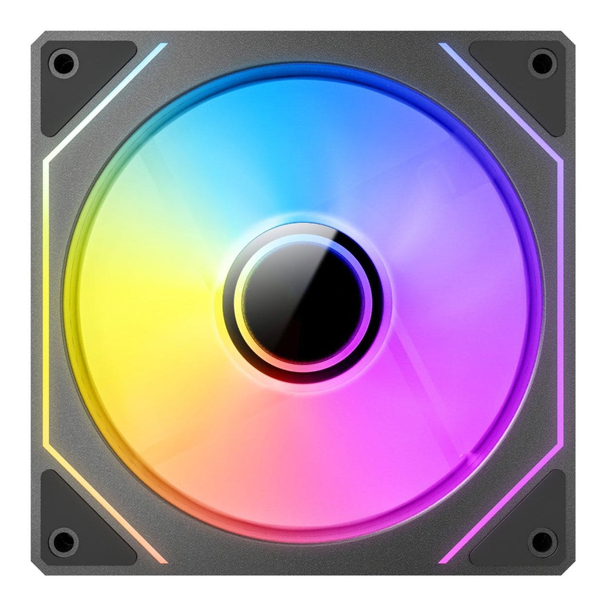 Antec Vision PWM 120mm ARGB Reverse Infinity Mirror Case Fan Black 3-pack