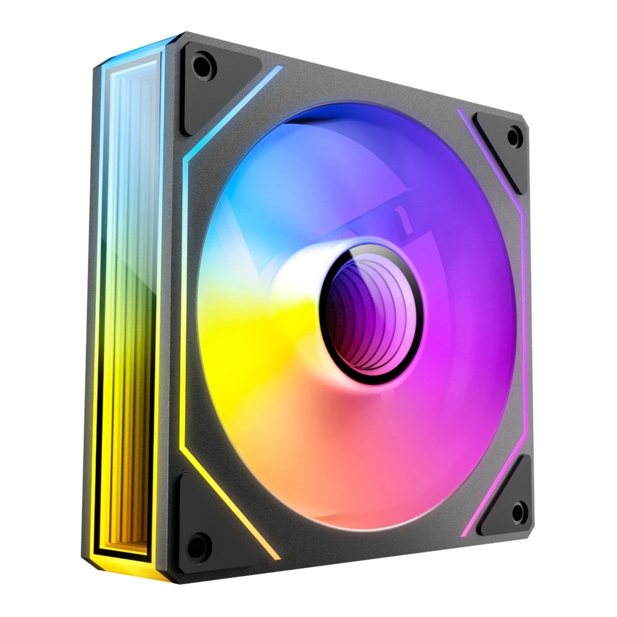 Antec Vision PWM 120mm ARGB Reverse Infinity Mirror Case Fan Black 3-pack