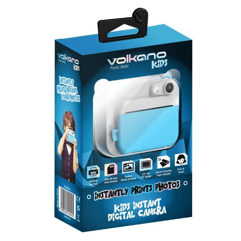 Volkano Kids Pronto Series Instant Digital Camera Blue VK10013BL