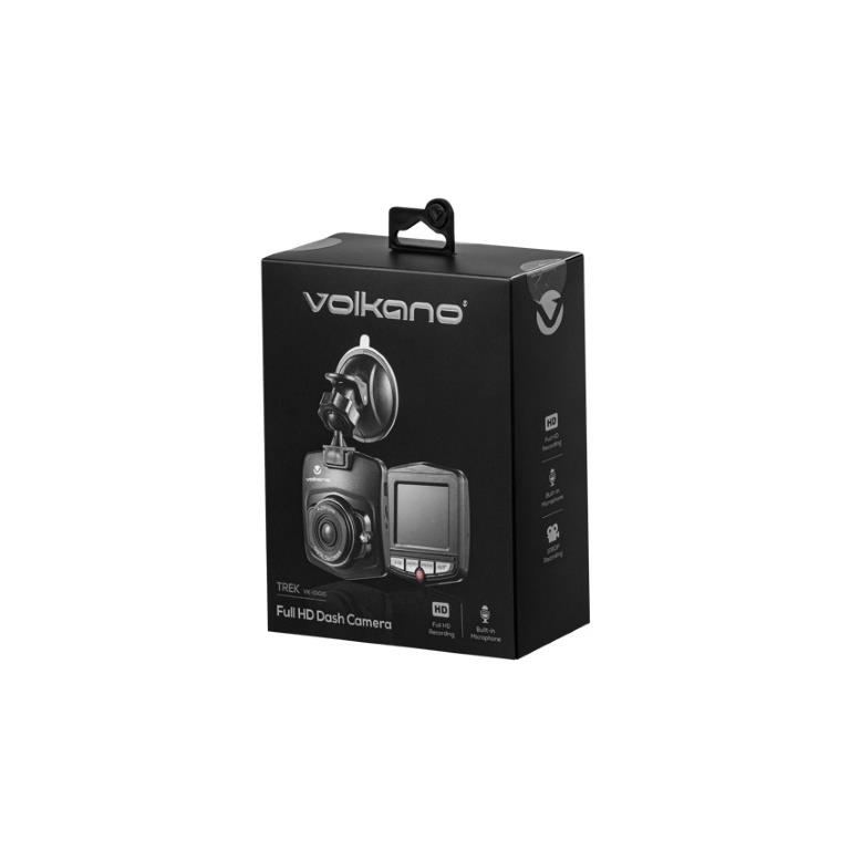 Volkano Trek Series FHD Dash Camera VK-10021-BK
