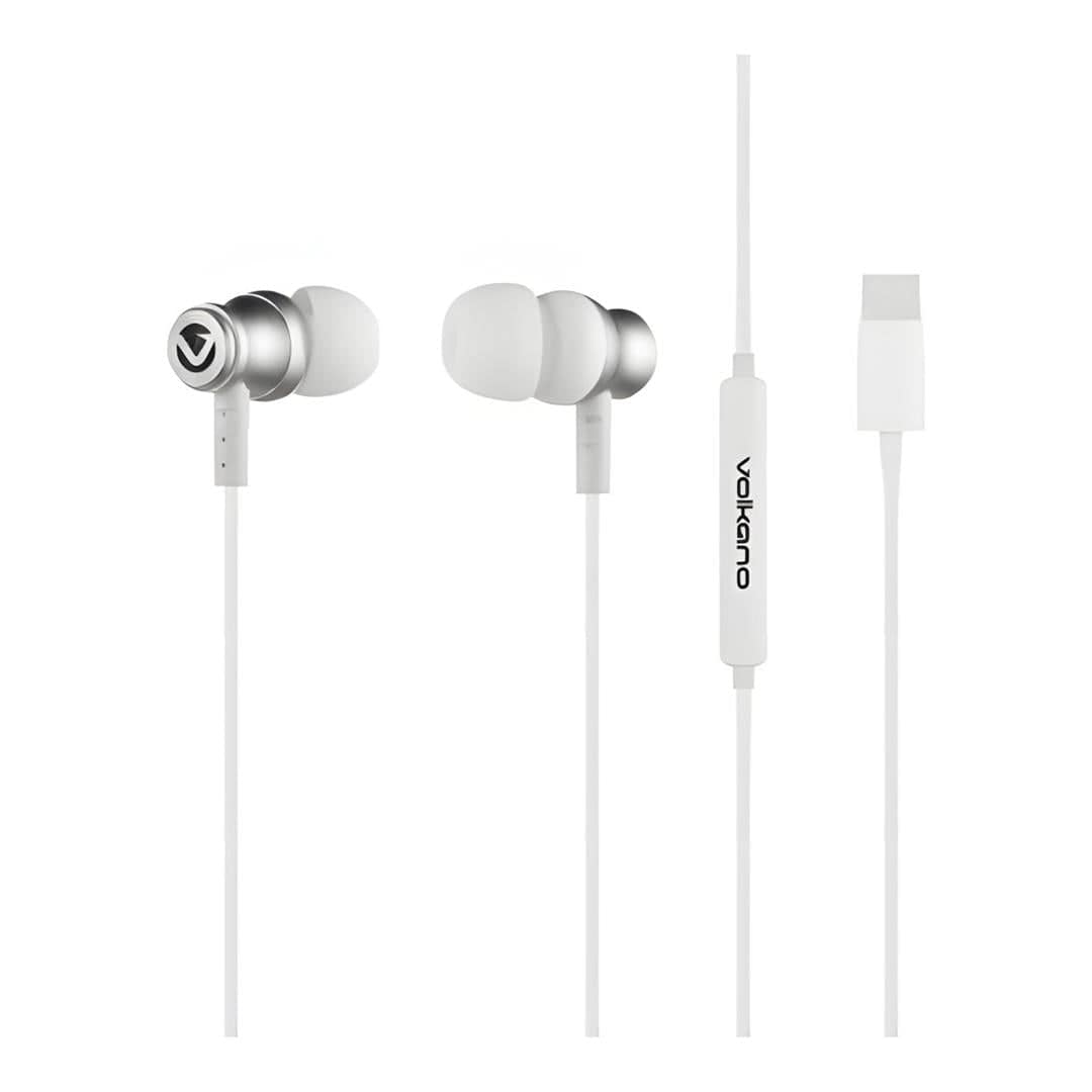 Volkano Prism 2.0 Series Type-C Earphone White VK-1019-WT(V1)