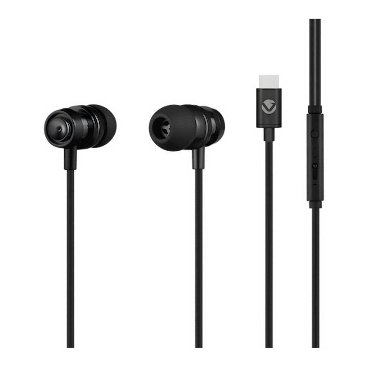 Volkano Alloy Type-C Earphone VK-1020-BK