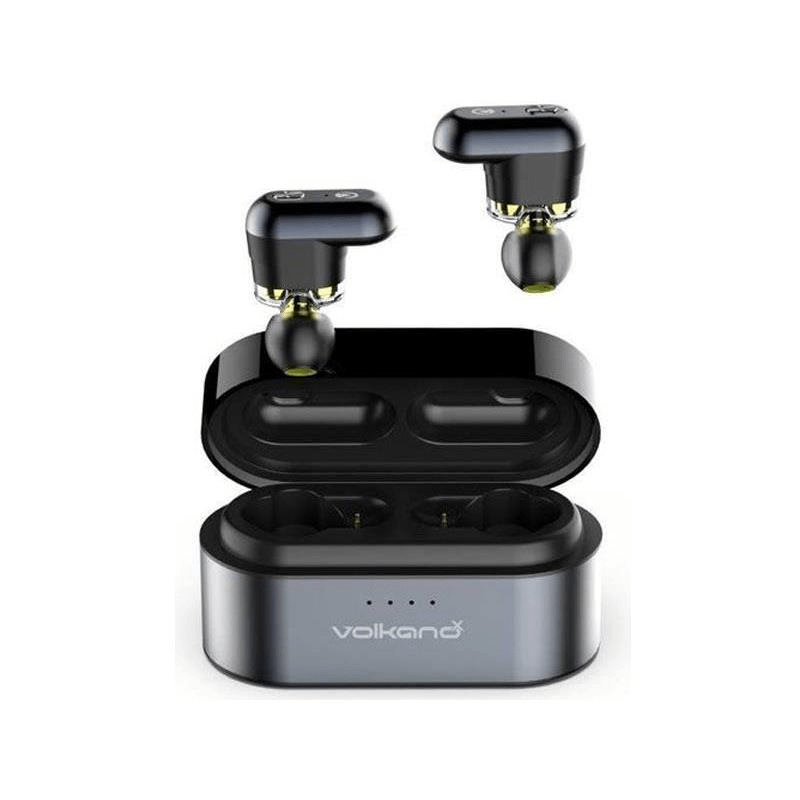 VolkanoX Resonance Unplugged Series Wireless Dual Driver Earphones Black VK-1114-BK(V1)
