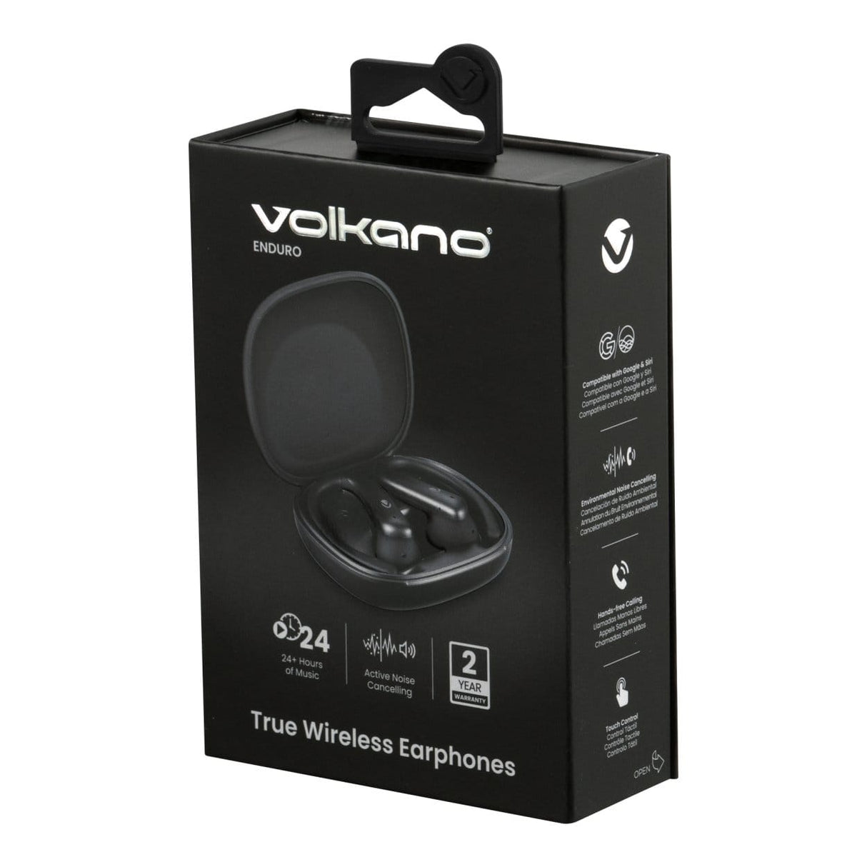 Volkano Enduro Series ANC Wireless Earbuds Black VK-1142-BK