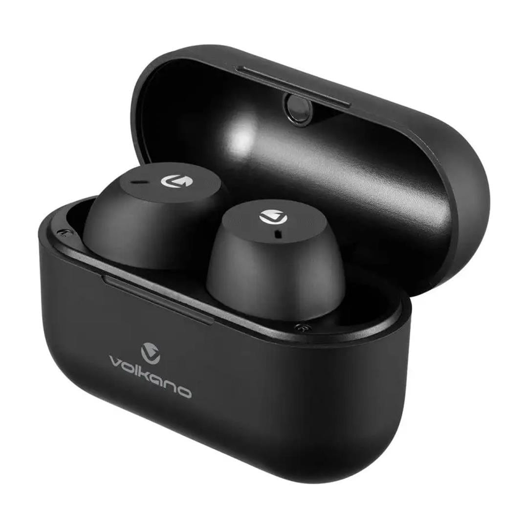 Volkano Aero Series Wireless Earbuds with Charging Case Black VK-1175-BK