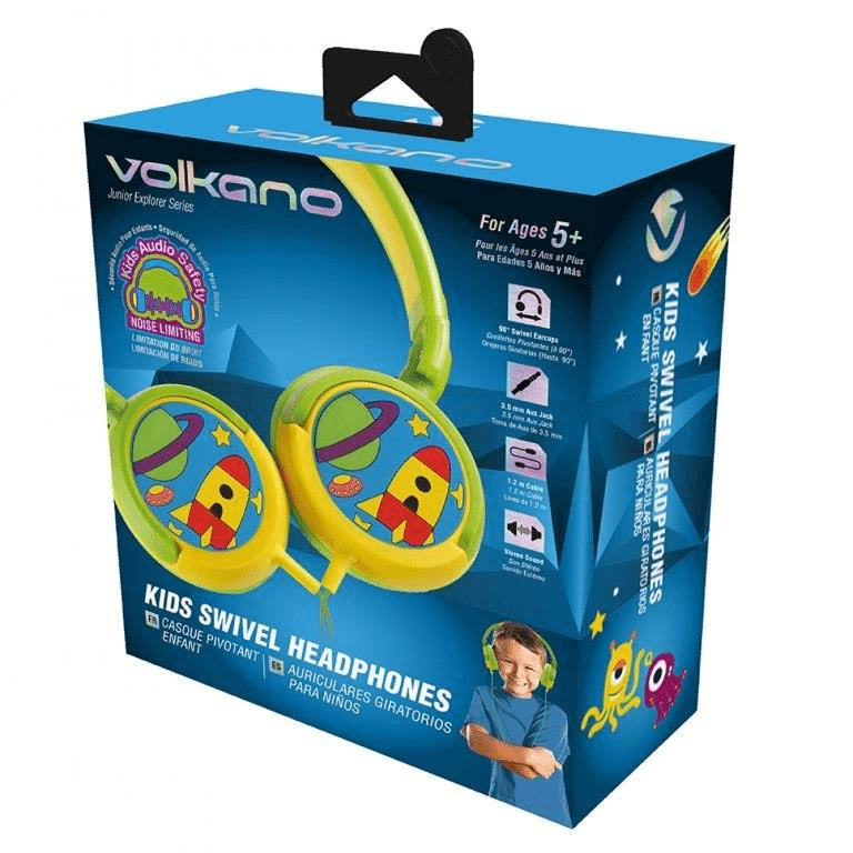 Volkano Boys Junior Explorer Kiddies Headphones VK-2000-BJE