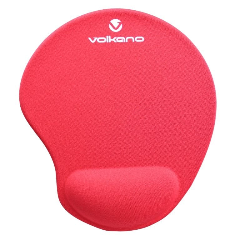 Volkano Comfort Series Gel Mousepad with Wristguard Red VK-20009-RD