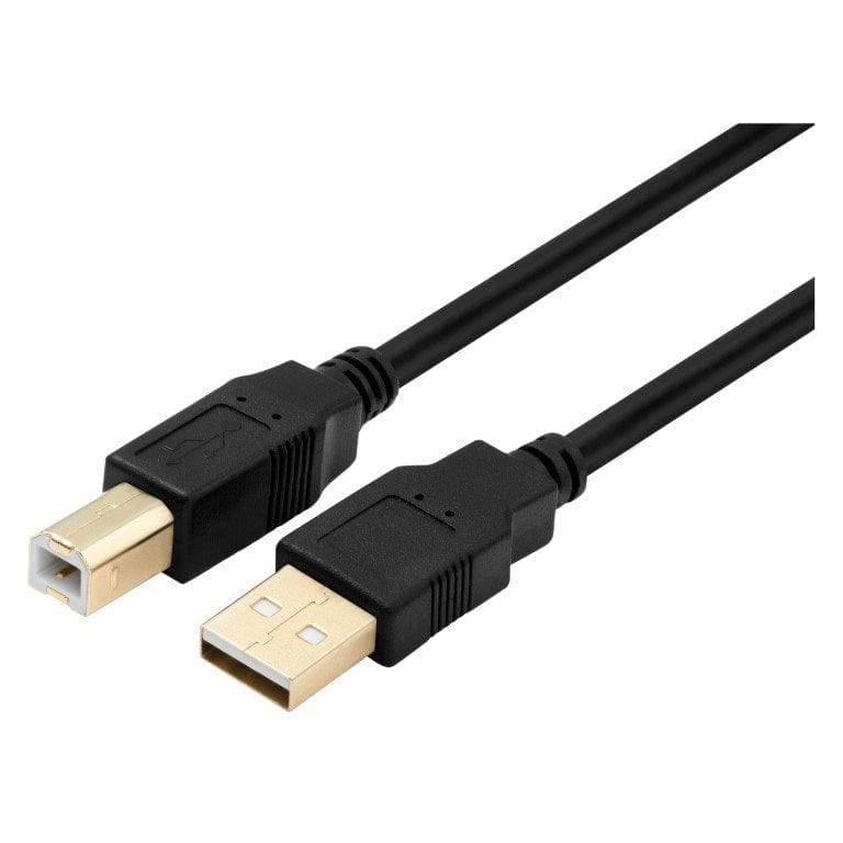 Volkano Print Series 1.8m USB Type A Male to Type B Male Printer Cable Black VK-20016-BK