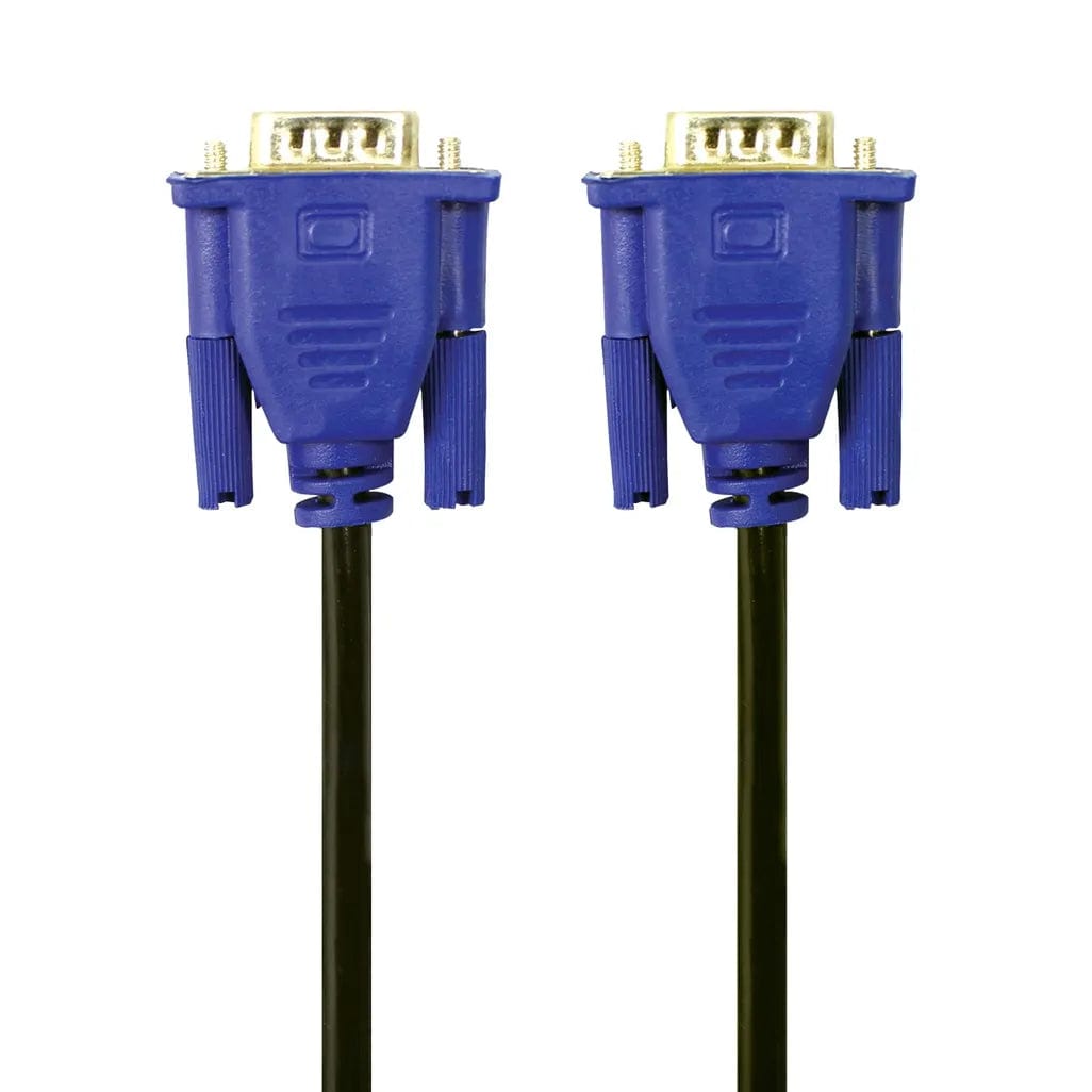 Volkano View Series 1.5m Male to Male VGA Cable Black VK-20018-BK