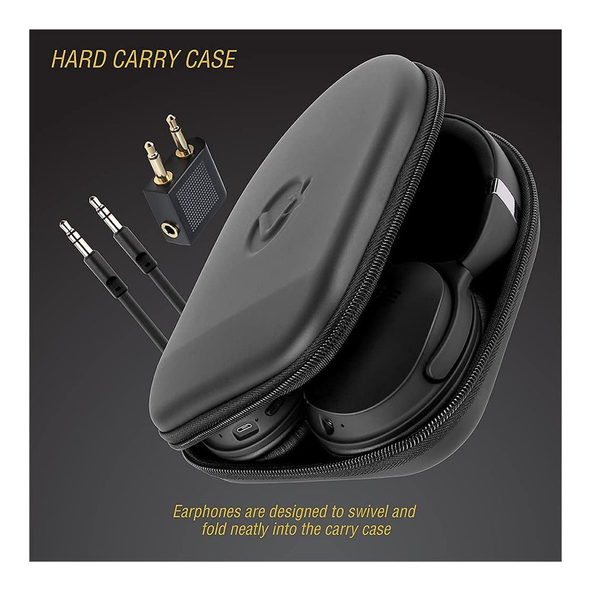 VolkanoX Silenco Series ANC Wireless Headphone VK-2003-BK
