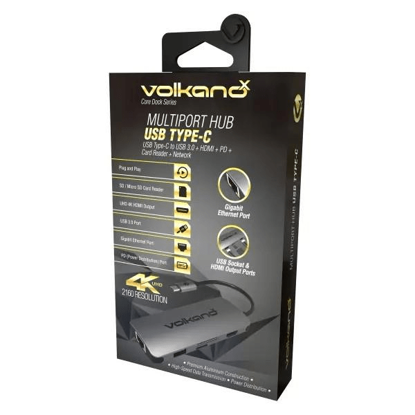 VolkanoX Core Dock Series USB Type-C Docking Station VK-20041-CH