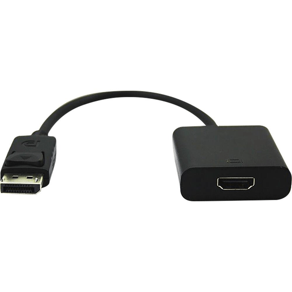 Volkano Port Series DisplayPort to 4K HDMI Converter Black VK-20047-BK