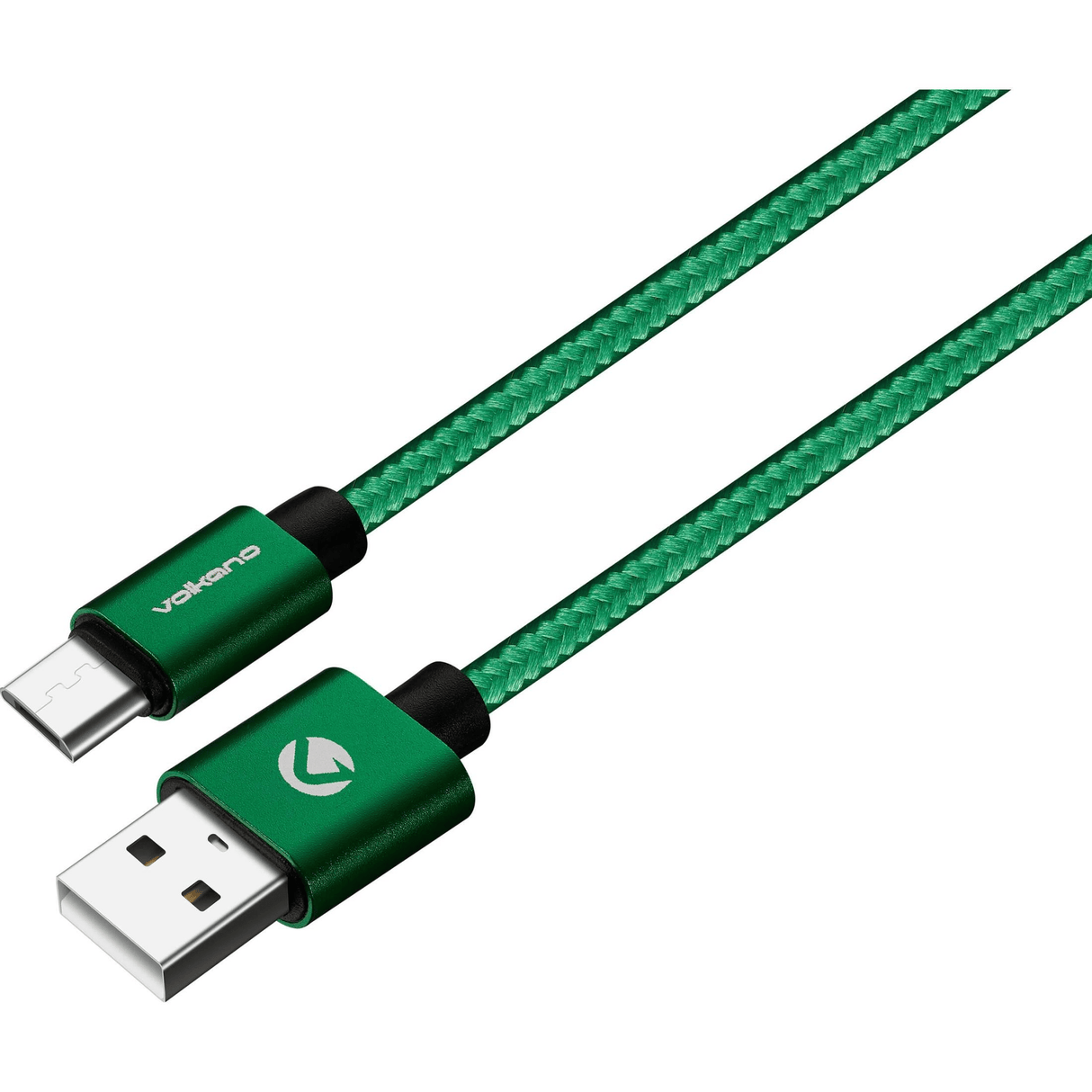 Volkano Fashion Series 1.8m Micro USB Charge and Data Cable Apple Green VK-20060-AGN