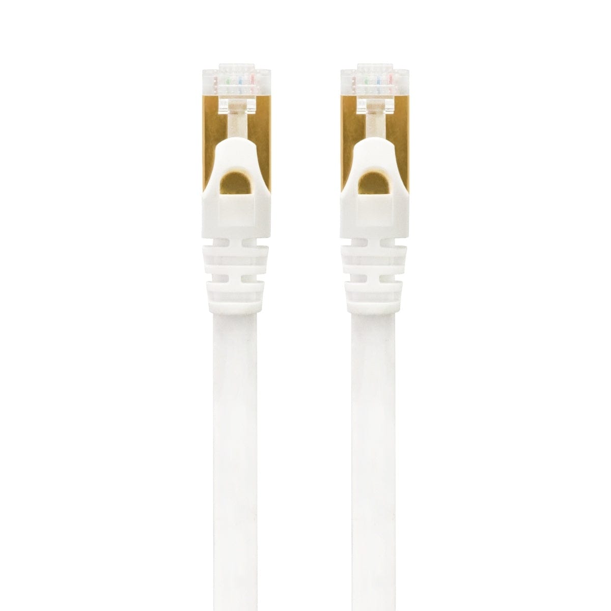 VolkanoX Giga Series 3m Cat7 Ethernet Cable White with Gold tips VK-20064-WT