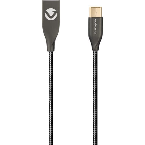Volkano Iron Series Type-C Charge Cable Black 1.8m VK-20095-BK-6