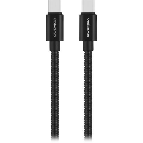 Volkano Iron Series Type-C to Type-C Cable 1m VK-20142-BK