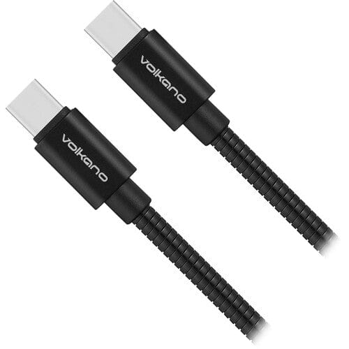 Volkano Iron Series Type-C to Type-C Cable 1m VK-20142-BK
