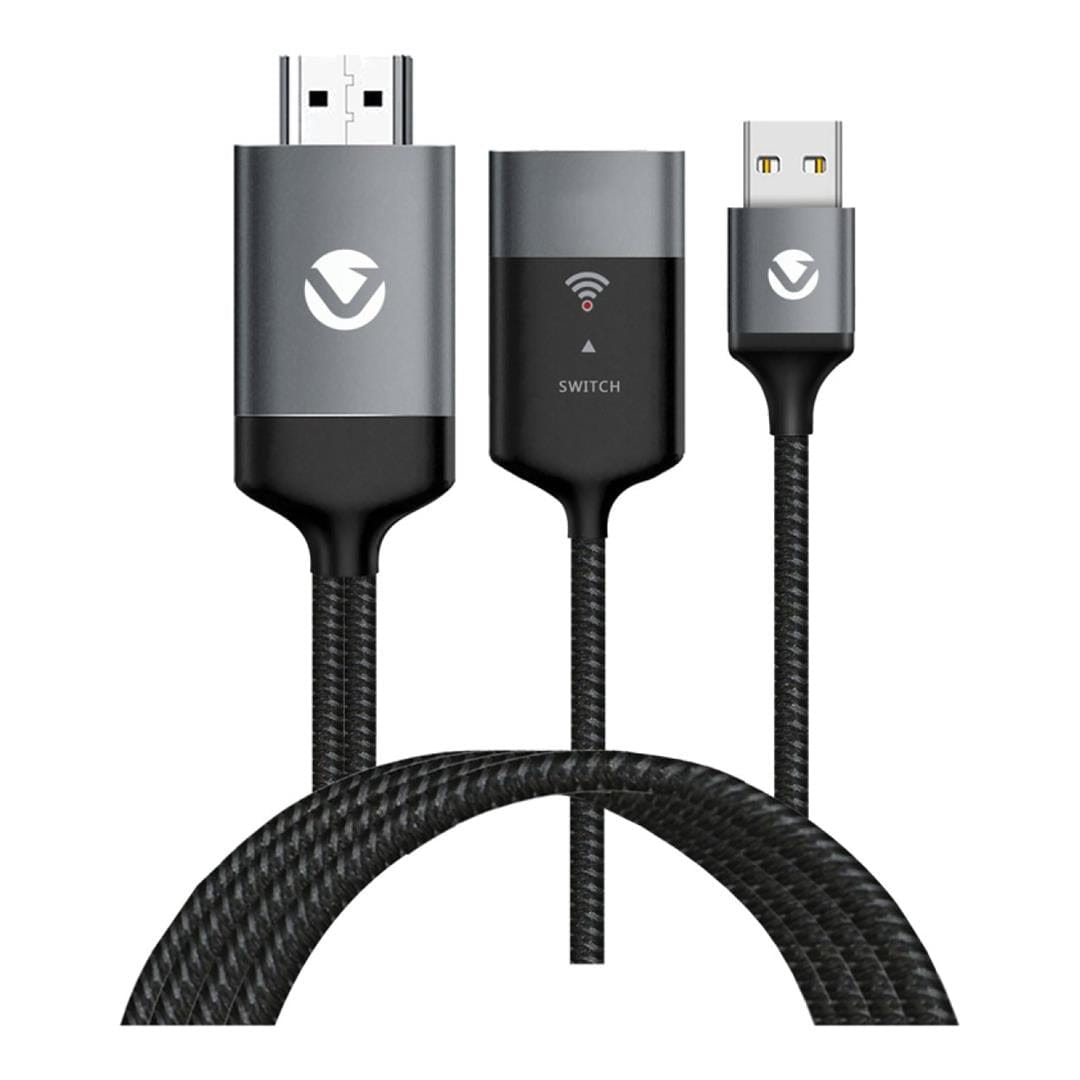 Volkano Pitch Series Wired and Wireless Casting Cable VK-20160-BK