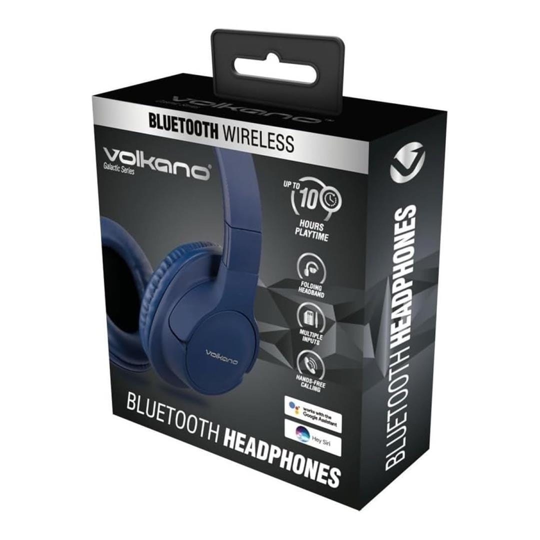 Volkano Galactic Series Wireless Headphones Blue VK-2018-BL