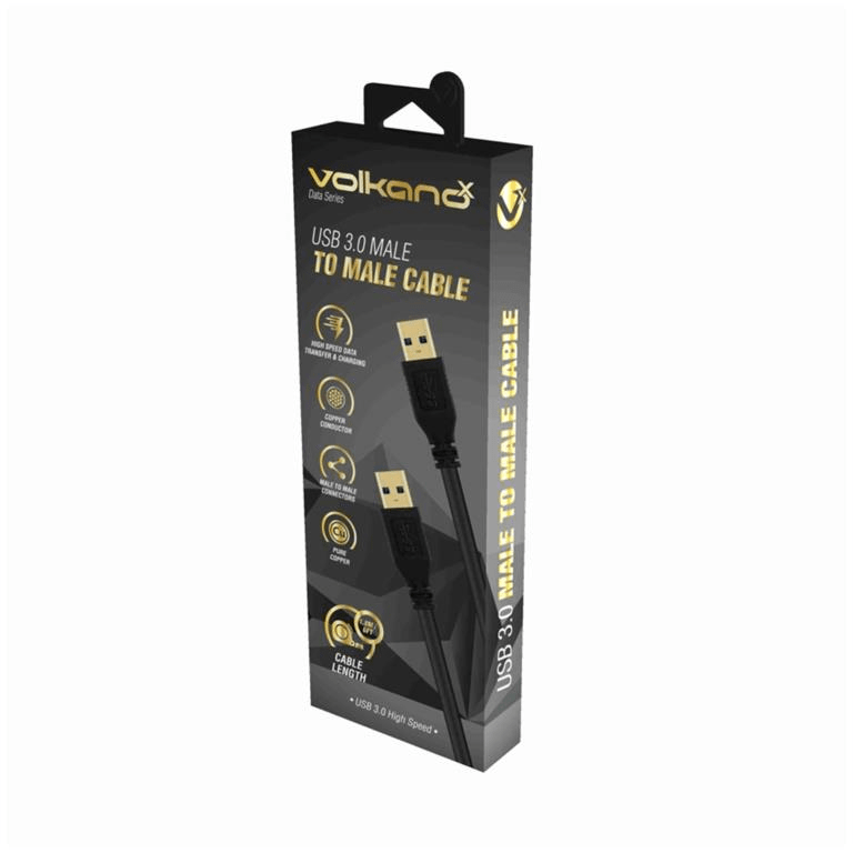 VolkanoX Data Series Type-A Male to Male Cable 1.8m VK-20189-BK