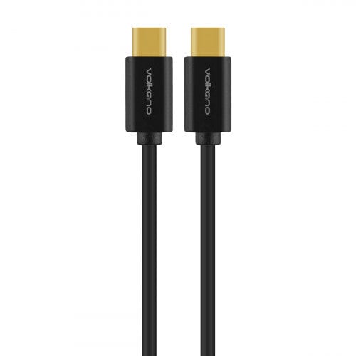 Volkano Connect C Series Type-C to Type-C Cable 0.75m Black VK-20200-BK