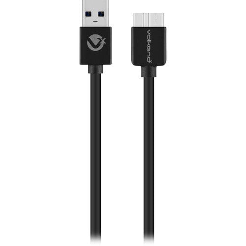VolkanoX Data Series USB 3.0 Micro USB Cable 1.8m VK-20202-BK