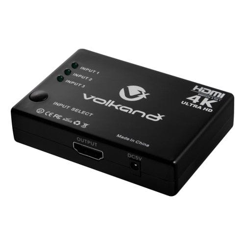 VolkanoX Define Series 3-Way HDMI Switch VK-20211-BK