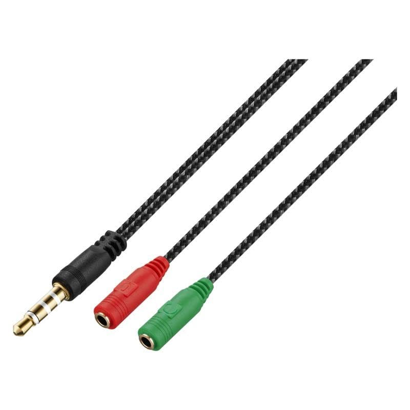 Volkano Unity Series 4 Poleplug AUX Splitter VK-20221-BK