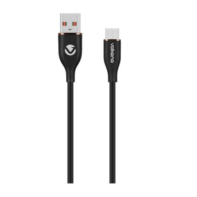 Volkano Flexi Series Type-A to Micro USB 18W Cable 1.5m Black VK-20261-BK