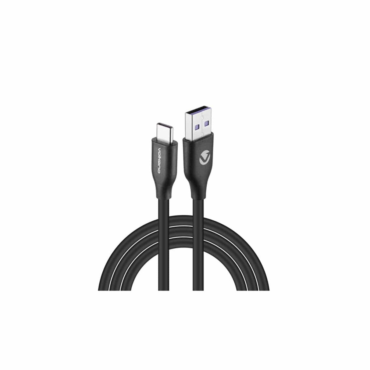 Volkano Flexi Series 30W Type-A to Type-C Cable 1.5m Black VK-20263-BK