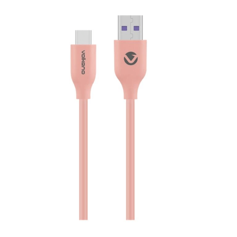 Volkano Flexi Series Type-A to Type-C 30W Cable 1.5m Pink VK-20263-PK