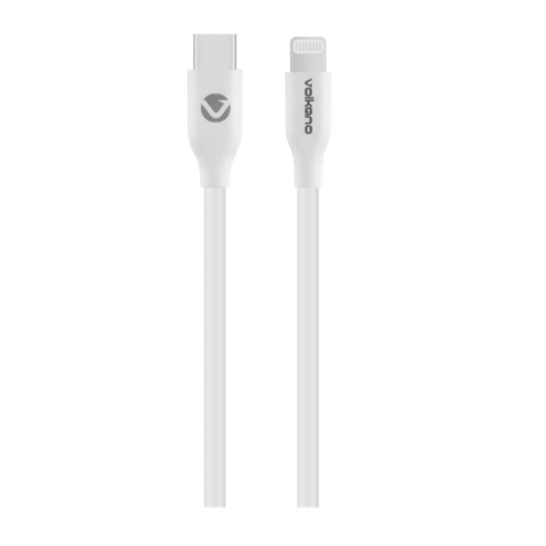 Volkano Flexi Series Type-C to MFI Lightning 27W Cable 1.5m White VK-20267-WT