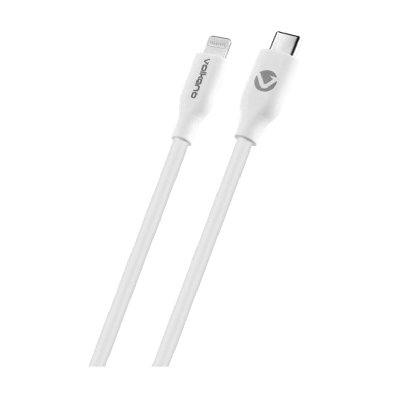 Volkano Flexi Series Type-C to MFI Lightning 27W Cable 1.5m White VK-20267-WT