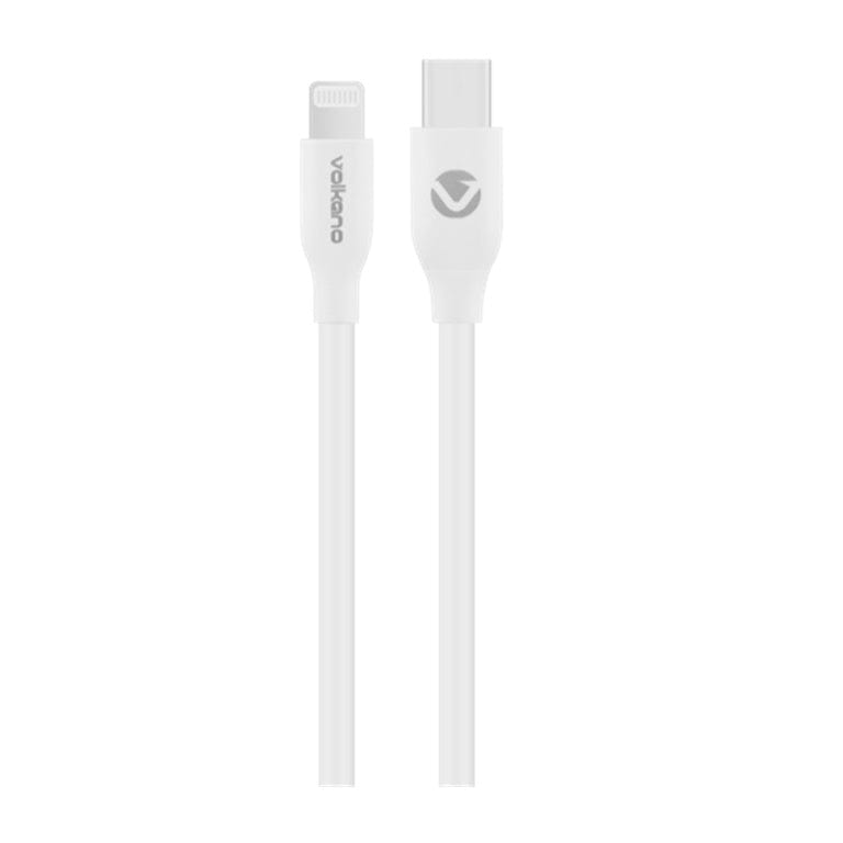 Volkano Flexi Series Type-C to MFI Lightning 27W Cable 2.5m White VK-20268-WT