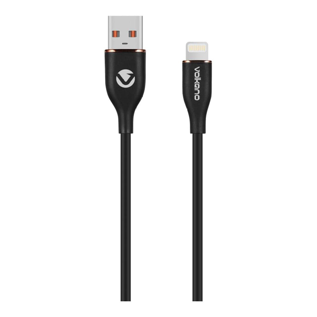 Volkano Flexi Series 1.5M 12W USB to MFI Lightning Charging Cable Black VK-20269-BK