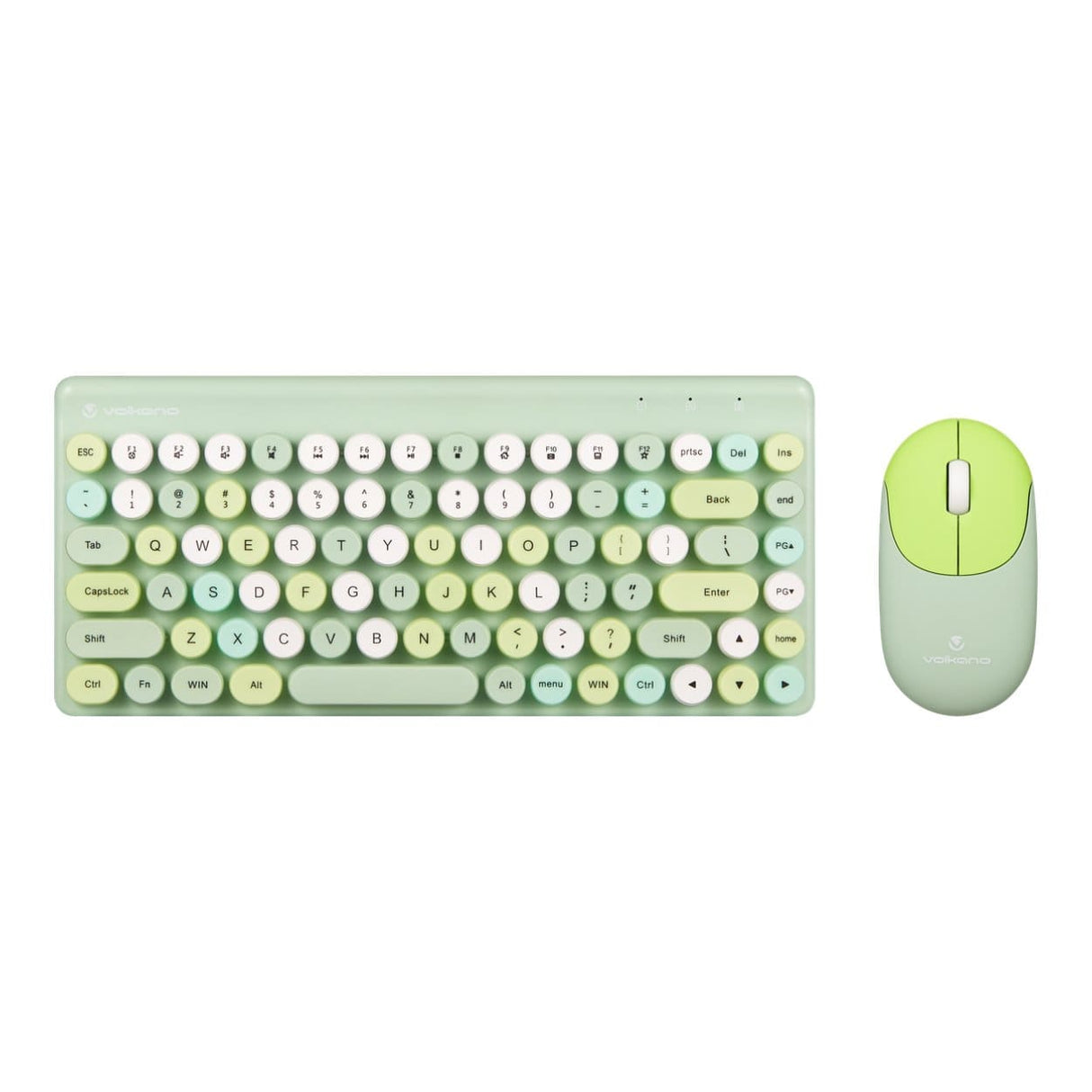 Volkano Paradigm Series Keyboard and Mouse Combo Mint VK-20301-GRN-CF
