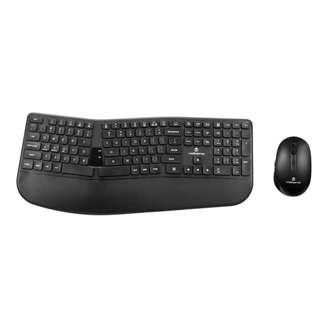 Volkano Vulcan Series Bluetooth Wireless Keyboard and Mouse Combo Black VK-20302-BK