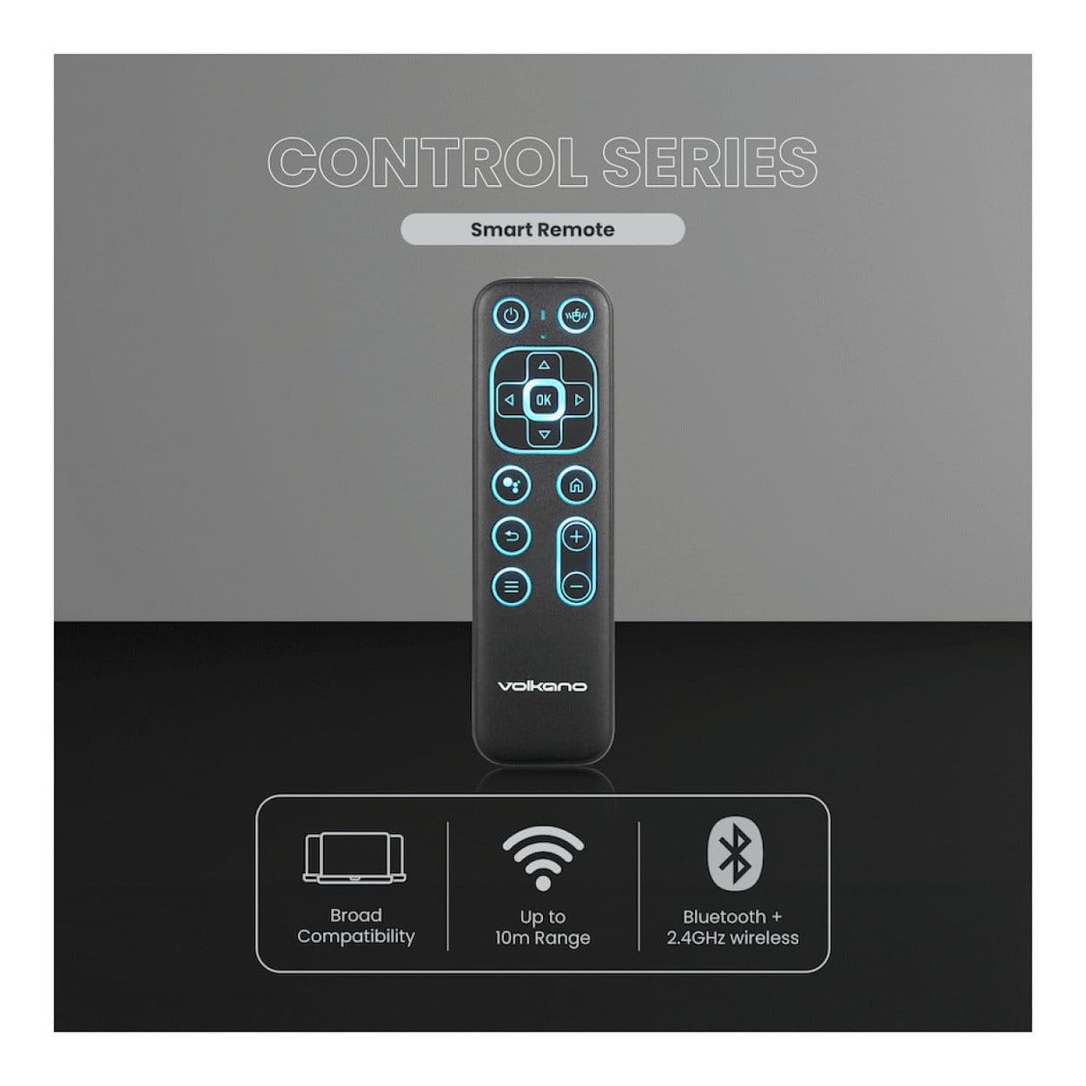 Volkano Control Series Smart Remote VK-20321-BK