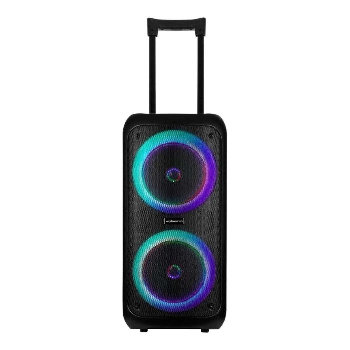 Volkano Summit Series Dual 8-inch Trolley Party Speaker - Black VK-3901-D8