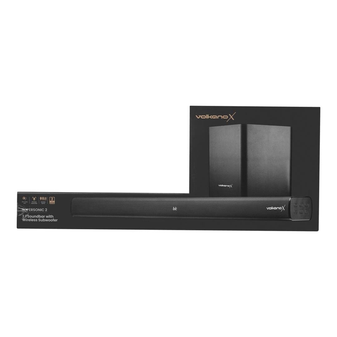 VolkanoX Supersonic 2 Series 200W Soundbar with Subwoofer Black VK-3911-2.1(V2)